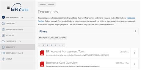 briweb|BRIWEB Management Portal .